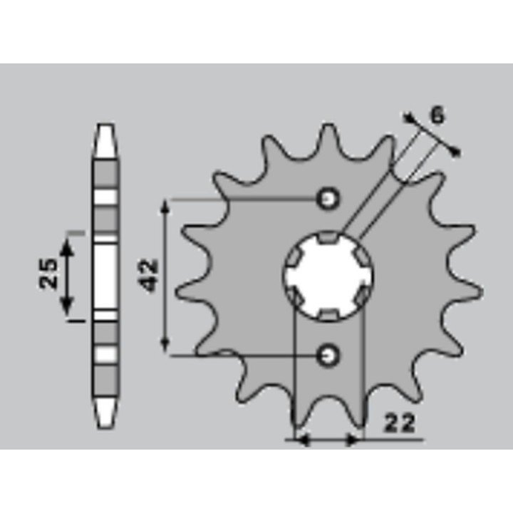 PBR zębatka przednia 278 15 18NC (łańc. 530) (made in italy)