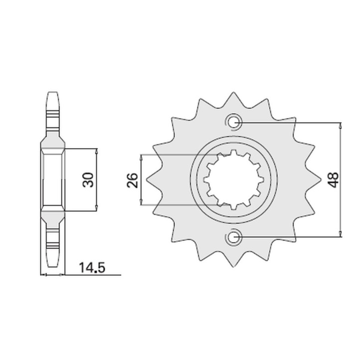 CHT zębatka przednia 339 17 honda cbr/vfr/cb/vf