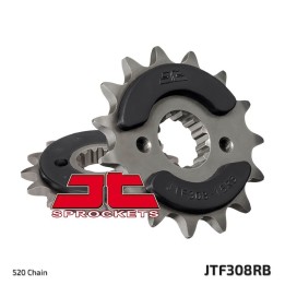 JT zębatka przednia 345 15 z gumą honda nx 650, fx 650, yamaha xt 660, fmx (34515JTRB) (łańc. 520)