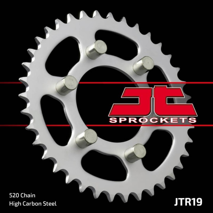 JT zębatka tylna 3553 37 aprilia AF1 125 '88-'93 (355337JT) (łańc. 520)