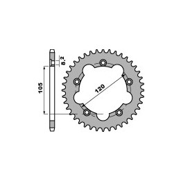PBR zębatka tylna 380 42 f gilera 50 (90-94) (made in italy)