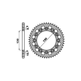 PBR zębatka tylna 4309 47 C45 honda nx 650 (91-94) (JTR245/3.47) (łańc. 520) (made in italy)