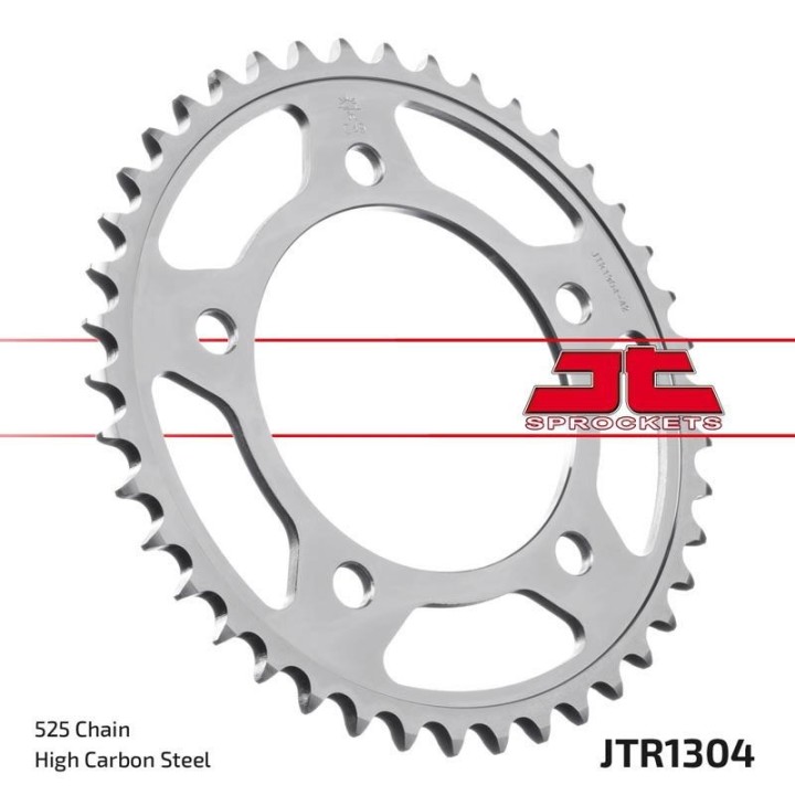 JT zębatka tylna 4357 43 honda cb 600 hornet '07-'13, cbr 600F '97-'98, '11-'14, cbf 600 '04-'07 (435743JTZBK) (łańc. 525)