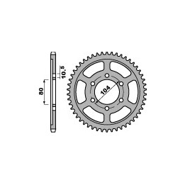 PBR zębatka tylna 4359 43 C45 kawasaki z 1000 , ZX6R, ZX636, ninja (JTR1489.43) (łańc. 525) (made in italy)