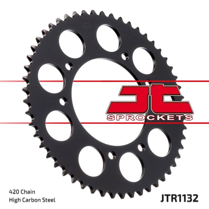 JT zębatka tylna 4406 53 derbi senda 50 r/sm '02-'12 (440653JT) (łańc. 420)