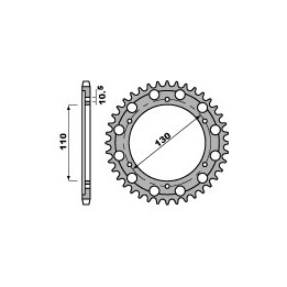 PBR zębatka tylna 4440 48 C45 yamaha R6 03-05 (łańc. 532) (made in italy)