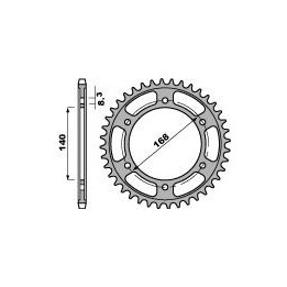 PBR zębatka tylna 4550 41 C45 bmw f 650 gs (08-12) (JTR6.41) (łańc. 525) (made in italy)