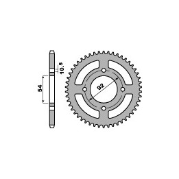PBR zębatka tylna 4570 60 f yamaha tzr 50 x-power 07-12 (łańc. 420) (JTR1078.60) (made in italy)