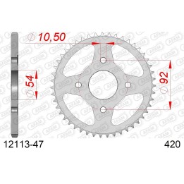 AFAM 2026/04 zębatka tylna 4570 47 yamaha tzr 50 / x-power '96-'06, mbk x-power 50 '00-'06 (JTR1078.47) (łańc. 420)