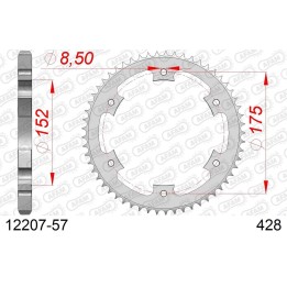 AFAM 2026/04 zębatka tylna 844 57 yamaha dt 125R/RE 99-06 (JTR839.57) (łańc. 428)