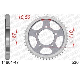 AFAM 2026/04 zębatka tylna 824 47 suzuki gsf 600 95-04, gsf 650 05-06 (JTR829.47) (łańc. 530)