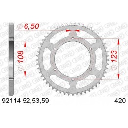 AFAM 2026/06 zębatka tylna 4412 52 aprilia rs 50 '06-'14, derbi gpr 50 '04-'13, senda SM 50 '07-'12 (ŁAŃC.420) (JTR1133.52)