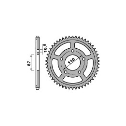 PBR zębatka tylna 795 45 C45 suzuki sfv 650 gladius (-1) (JTR823.45) (łańc. 520) (made in italy)