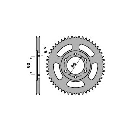 PBR zębatka tylna 842 55 C45 yamaha xt 350 (99-00) (łańc. 428) (made in italy)