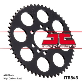 JT zębatka tylna 843 49 yamaha dt 125LC '85-'88, sr 125 '85-'94, dt 80LC (84349JT) (łańc. 428)