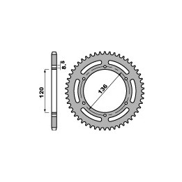 PBR zębatka tylna 859 37 C45 yamaha srx 600 86-94 (łańc. 520) (JTR846.37) (made in italy)