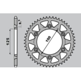 JR zębatka tylna 899 38 ktm SX/SXF/SX-F/EXCF/EXC-F/EXC/LC4/SC/MXC/ '91-'22, husqvarna tc/te/fc/tc/tx/fc/fe '14-'22, gas gas ec…