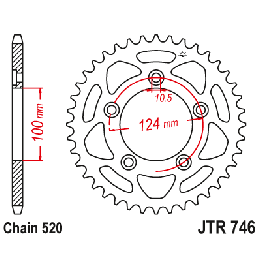 JT zębatka tylna 4444 39 ducati scrambler 1100 '18-'19 (444439JT) (ŁAŃC.520)