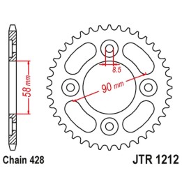 JT zębatka tylna 4462 35 honda 110 wawe/astrea grand '12-18', 125 innova/supra-x '03-18', sym vf 125 (446235JT) (ŁAŃC.428) na z…