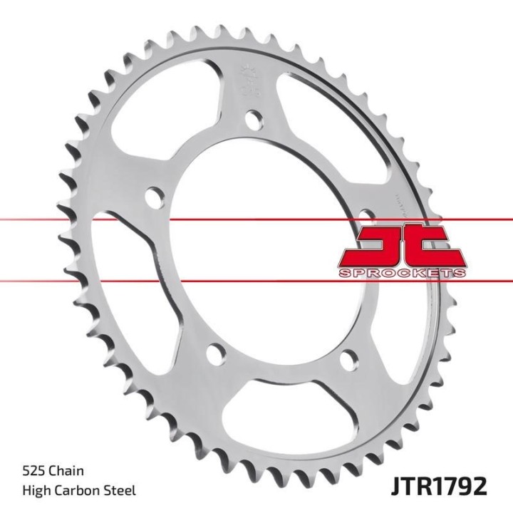 JT zębatka tylna 4398 42 suzuki gsr 750 '11-'19, gsxr 750 '00-'03, dl 1000 '15-'16, gsx 750S '15-'16 (439842JT) (łańc. 525) (cz…