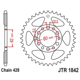 JT zębatka tylna 842 45 yamaha yz 80 '81-83', dt 125/175 '74-77',TW 125 '99-02', tw 200 '89-', xt 350 '85-00' (84245JT) (ŁAŃC42…