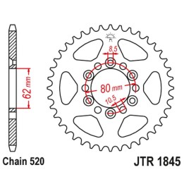 JT zębatka tylna 4324 37 yamaha tdr 125 '93-'99 (432437JT) (łańc. 428) na zamówienie