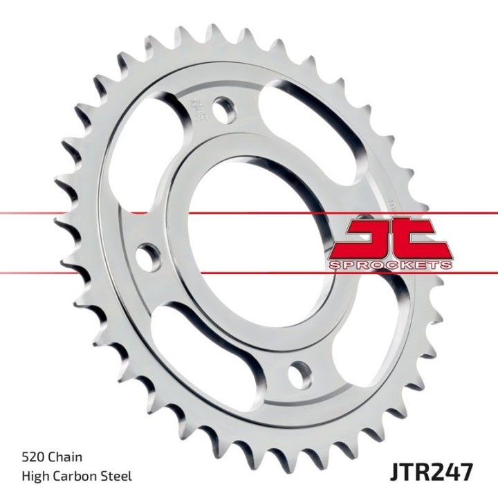 JT zębatka tylna 247 36 honda cb/cbx 250 '78-84', cb 400 n/t '81-83' (24736JT) (ŁAŃC.520)
