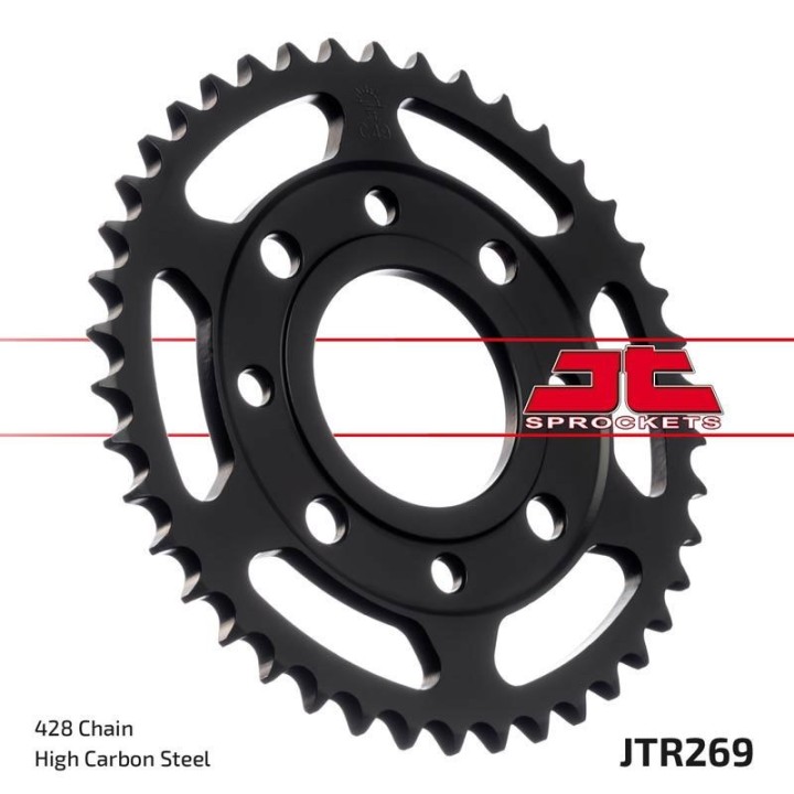 JT zębatka tylna 269 51 honda cg 125 '02-'05, cm 125 '82-'97, cb 125T '82-'88, daelim vc 125 '96-'99 (26951JT) (łańc. 428)