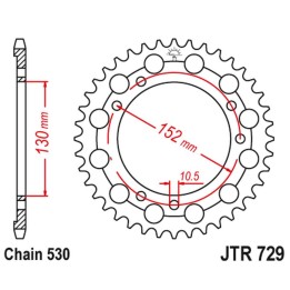 JT zębatka tylna 713 46 cagiva elefant 750/900 '90-98', grand canyon 900 '99' (71346JT) (ŁAŃC.530)