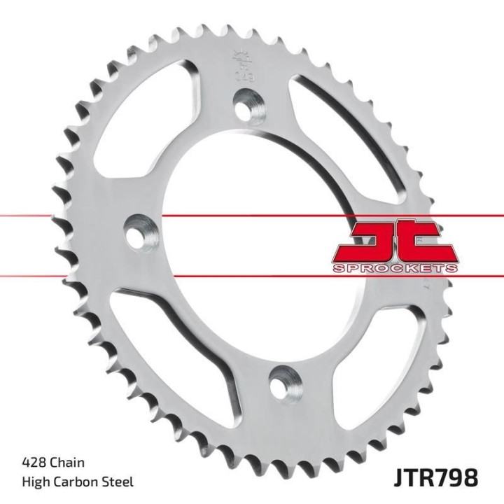 JT zębatka tylna 798 48 suzuki rm 80/85 '83-20, yamaha yz 85 '02-20 (79848JT) (łańc. 428)