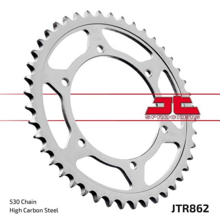 JT zębatka tylna 864 46 yamaha fz 600 '86-88 (STD.46) xj 600 '86-88, yx 600 radian '88-90 (STD.+1) (86246JT) (łańc. 530)