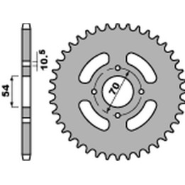 PBR zębatka tylna 4304 41 C45 honda cbr 125R '04-'10 (JTR1206.41) (łańc. 520) (STD.-1) (made in italy)