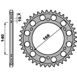 PBR zębatka tylna 4613 47 C45 bmw f 650GS '09-'11, f 800GS/R '09-'20, f 700GS '13-'18 (otwór na śrubę 10,5MM) (JTR3.47) (łańc.…