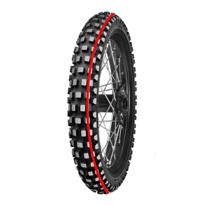 MITAS OPONA 80/100-21 C-23 51R TT PRZÓD DOT 37-38/2022 (26725) (NA ZAMÓWIENIE) WYCOFANE