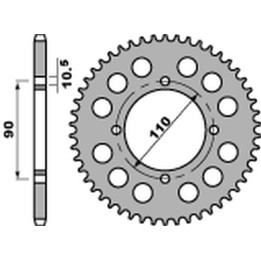 PBR zębatka tylna 901 35 f yamaha xs 400 '82-'88 (JTR840,35) (łańc. 530) (STD.-3) (made in italy)