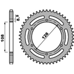 PBR zębatka tylna 902 45 f suzuki ts 100/125 '82-'85 (JTR804.45) (łańc. 428) (std.) (made in italy)