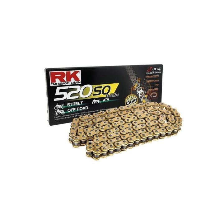 RK łańcuch napędowy 520SO-106 (o-ring) zakuwka (clf) w zestawie