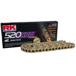 RK łańcuch napędowy 520XRU-122 (uw-ring) zakuwka (clf) w zestawie
