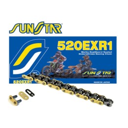 SUNSTAR łańcuch napędowy 520EXR1-108G enduro do 450 ccm (dg ring) - made in japan - oferta specjalna