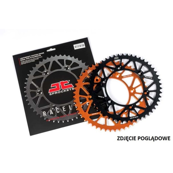 JT zębatka tylna 899 49 aluminiowa racelite ktm SX/EXC/LC4 (91-25) (89949JTA) (łańc. 520)