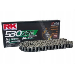 RK łańcuch napędowy 530XRE-122 (xw-ring) zakuwka (clf) w zestawie
