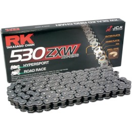 RK łańcuch napędowy 530ZXW-122 (xw-ring) zakuwka (clf) w zestawie
