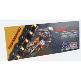 CZ łańcuch napędowy 428 or (122 ogniw) o-ring (street max 250 ccm) (23,4 kn) + zapinka