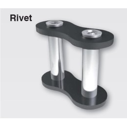 CZ zakuwka łańcucha 525 dzx active ring (x-ring) chrom rivet (drążona)