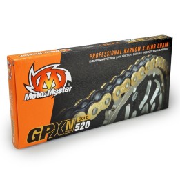 MOTO-MASTER łańcuch napędowy GPXN-520G professional narrow x-ring motocross / enduro racing x-ring chain