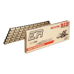 DID łańcuch napędowy 520MX-108 złoty (106 ogniw) cross ultra bez o-ringów (otwarty + zapinka)