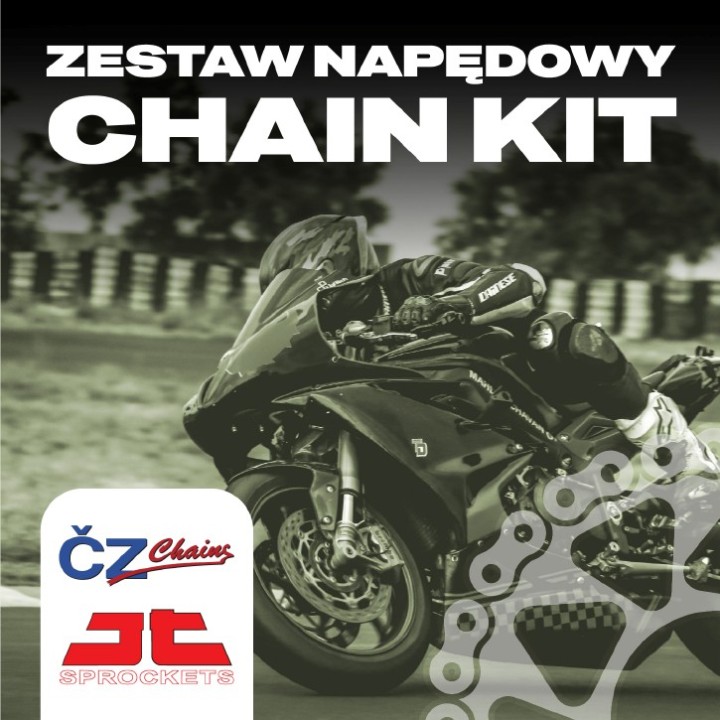 Cz ZESTAW napędowy kompletny kawasaki ER-6F / ER-6N '06-'16, kle 650 versys '07-'24, ex 650 ninja '13-'25, z 650 '17-'25 (15/46…