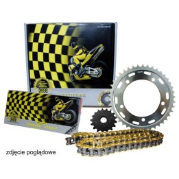REGINA zestaw napędowy yamaha MT-125 (15-20), yzf-r 125 (08-20) (14/48/132/428ORT2) łańcuch do 250CCM złoty (o-ring), zębatka p…