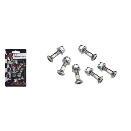 ACCEL komplet śrub zębatki tylnej z nakrętkami (6 szt.) M8X32MM