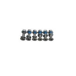 ACCEL komplet śrub zębatki tylnej z nakrętkami (6 szt.) M8 x 1,25 x 32MM (torx)